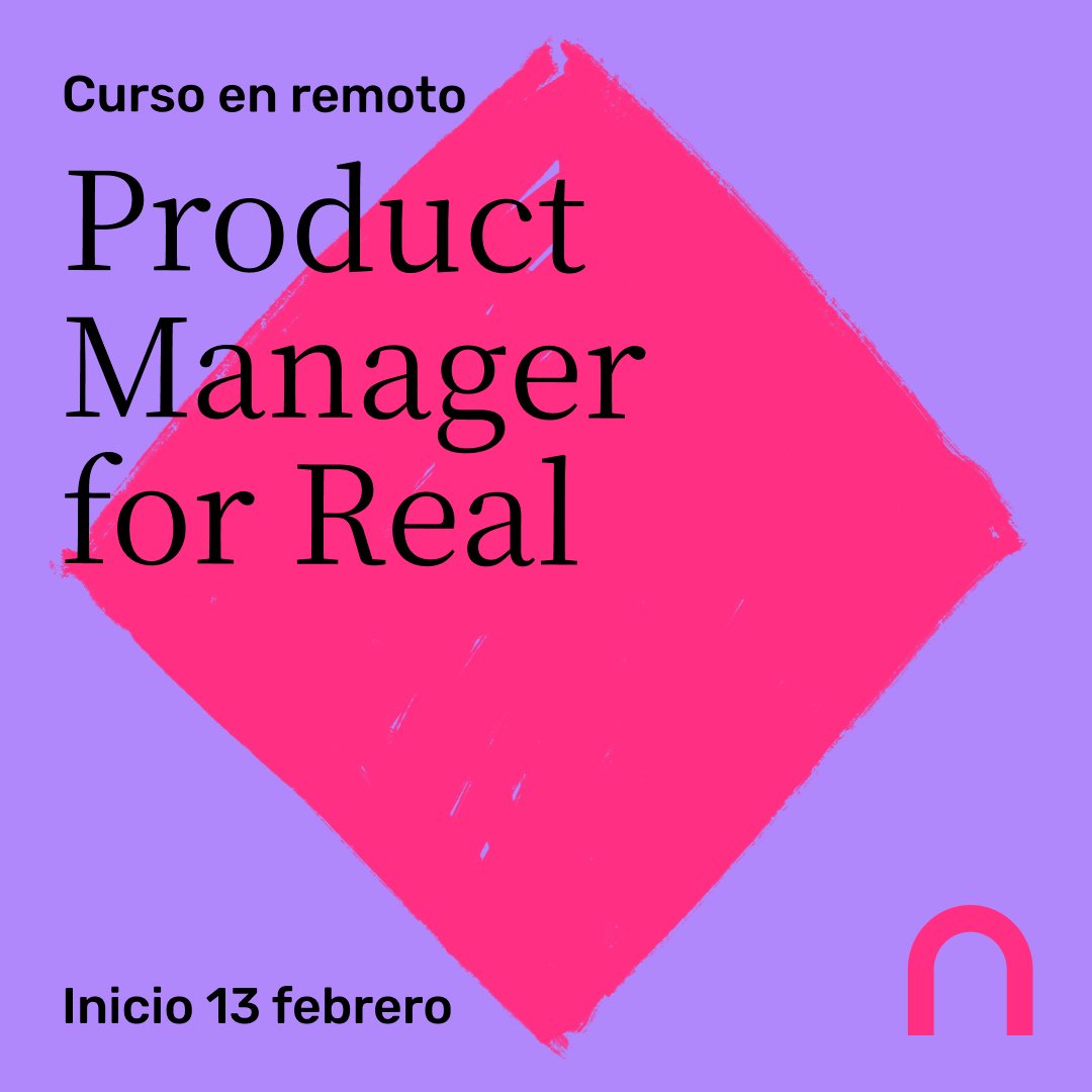 En febrero vuelve Product Manager for Real 🚀 

El curso con el que aportamos una visión real de la profesión, desde la teoría y la práctica, creado y acompañado por @EllenRimbahuer y <a href="/sullymorland/">sully morland</a> 

bit.ly/PM-for-real