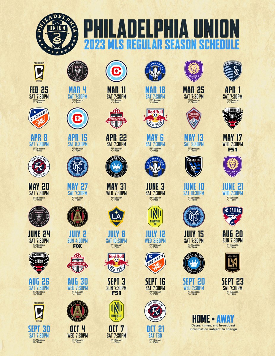PhilaUnion's tweet image. Consider the schedule: dropped 

#DOOP