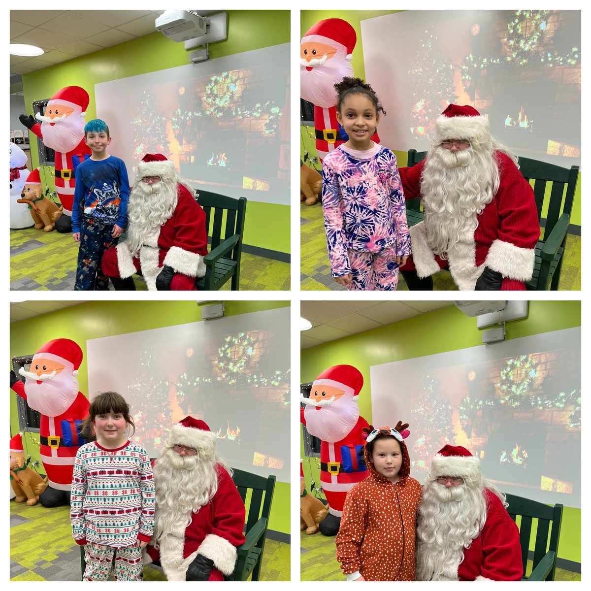 Bruck3rd's tweet photo. Merry Christmas to all of our families! Thank you to @PowersPTO for sending Santa to visit. https://t.co/ccDSLY2Flc