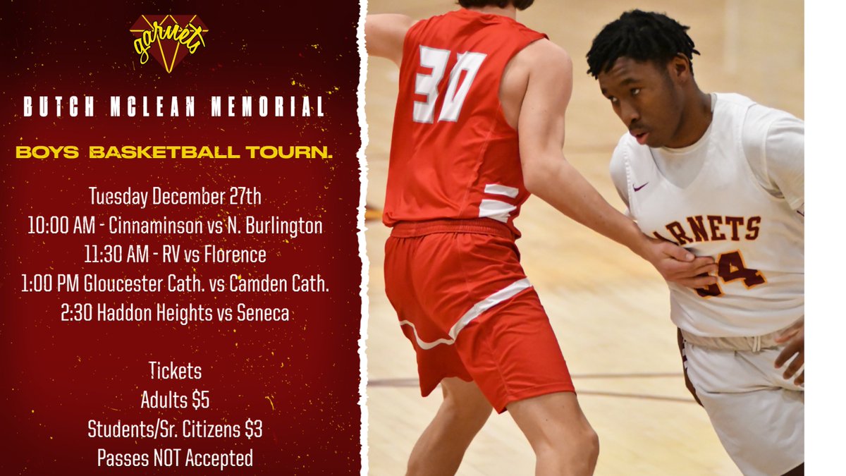 HHGarnets's tweet photo. Day 1 of the Butch McLean Memorial Boys Basketbal Tournament is in one week!  All games will be live streamed.
https://t.co/7vwmAL6Drg https://t.co/er6Roj0GqB