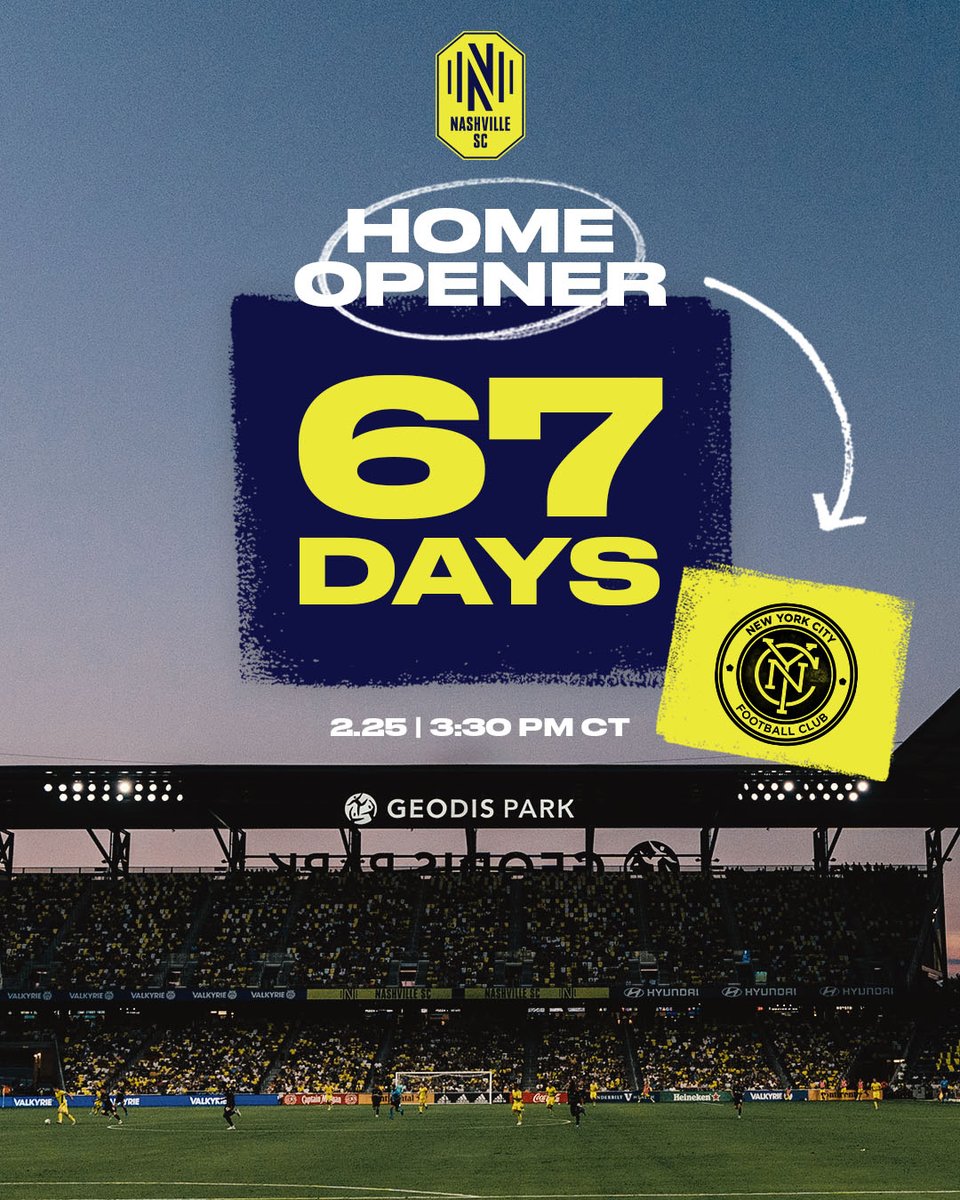The first match of the 2023 <a href="/MLS/">Major League Soccer</a> season is at The Castle 🏰

See y'all at <a href="/GEODISPark/">GEODIS Park</a>, @NYCFC