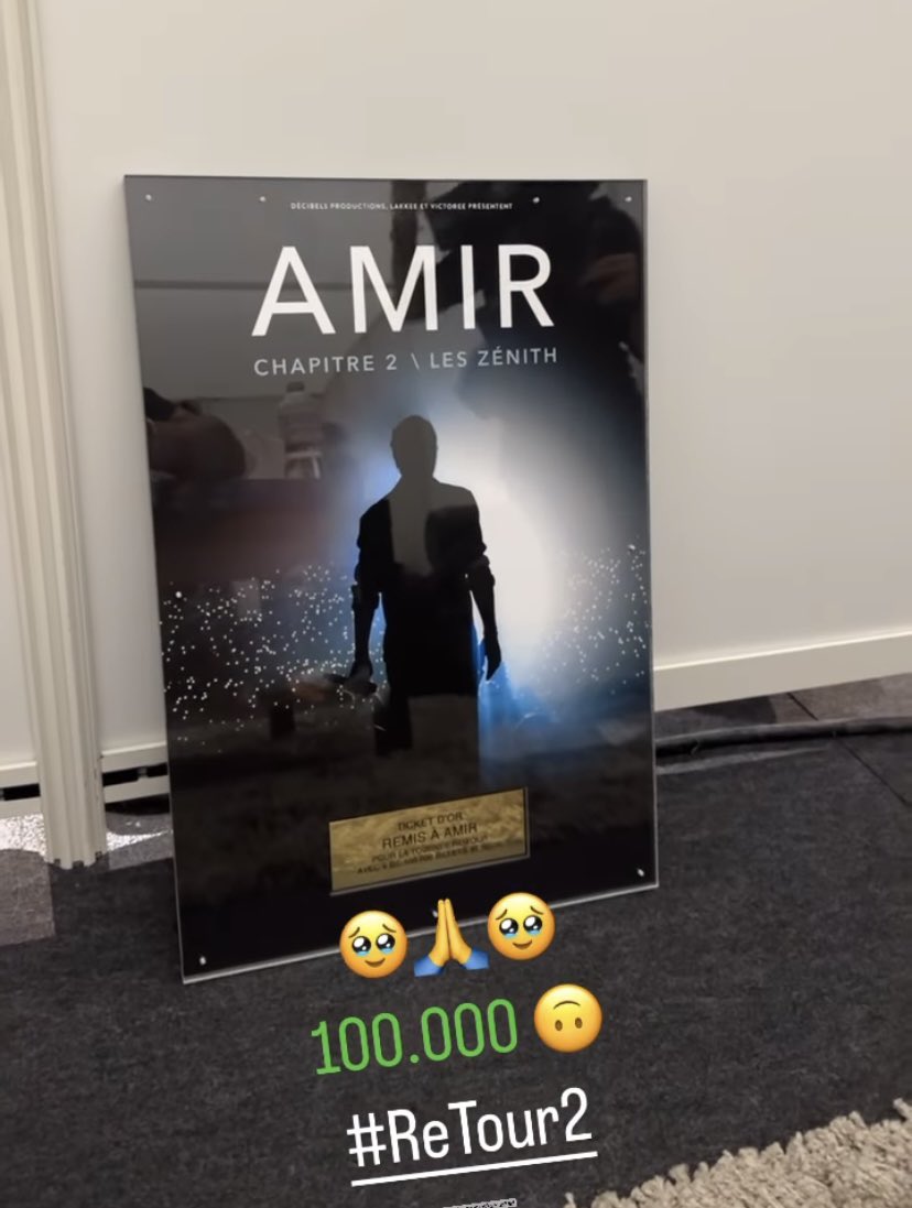 GazetteTeamAmir's tweet photo. Tellement fière de toi @Amir_Off , et surtout c’est tellement mérité. Tournée du bonheur pour nous tous 🫶🏻 #ReTour2 https://t.co/3F4WDT0du4