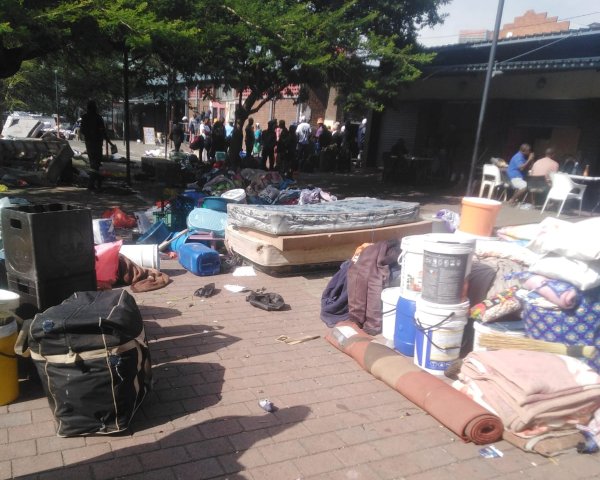 BREAKING NEWS: More than 300 illegal foreigners who were residing in Msibi House, a hijacked building in Joburg's New Doornfontein, are now homeless after being allegedly evicted by Operation Dudula Members, and the Court recently ruled against their demands for free services.