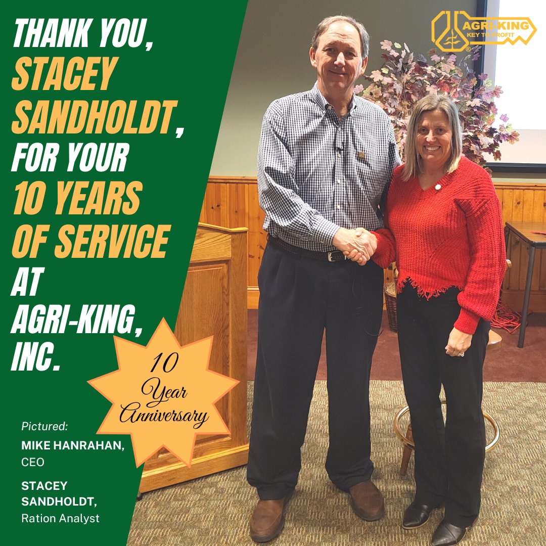 Please join us in celebrating one of our incredible employees! #10YearAnniversary #EmployeeAppreciation #AgService