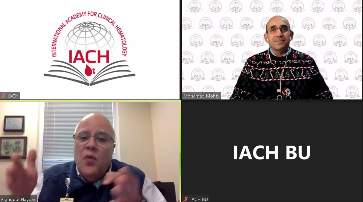Mohamad Mohty (@mohty_ebmt) on Twitter photo <a href="/TheIACH/">IACH</a> last webinar of the year 2022 dedicated to gene therapy in hemoglobinopathies. Thank you Dr <a href="/hfrangoul/">Haydar Frangoul</a> for a fantastic and timely overview post #ASH22 @SelimCorbaciog1 <a href="/SickleCellUK/">Sickle Cell Society</a> <a href="/Thal_Canada/">Thalassemia Canada</a> <a href="/TheIACH/">IACH</a> last webinar of the year 2022 dedicated to gene therapy in hemoglobinopathies. Thank you Dr <a href="/hfrangoul/">Haydar Frangoul</a> for a fantastic and timely overview post #ASH22 @SelimCorbaciog1 <a href="/SickleCellUK/">Sickle Cell Society</a> <a href="/Thal_Canada/">Thalassemia Canada</a>