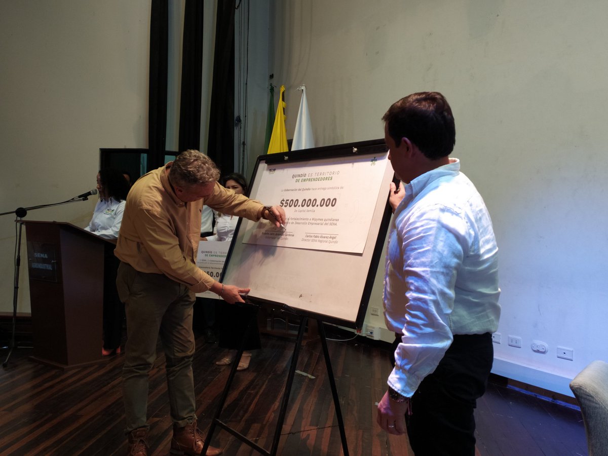 SENAQuindio's tweet photo. La Entidad, busca apoyar a todos los emprendedores que vienen desarrollando su plan de negocio en compañía de las asesorías y con el apoyo de líderes y Orientadores de emprendimiento de Quindío. https://t.co/8ZhjEakpc7