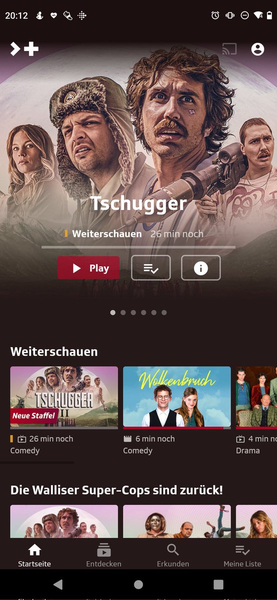 Meamei01's tweet photo. Sie sind wieder da! 
#streaming #playsuisse #srg #bingen #Tschugger https://t.co/RR5GH5LwCV