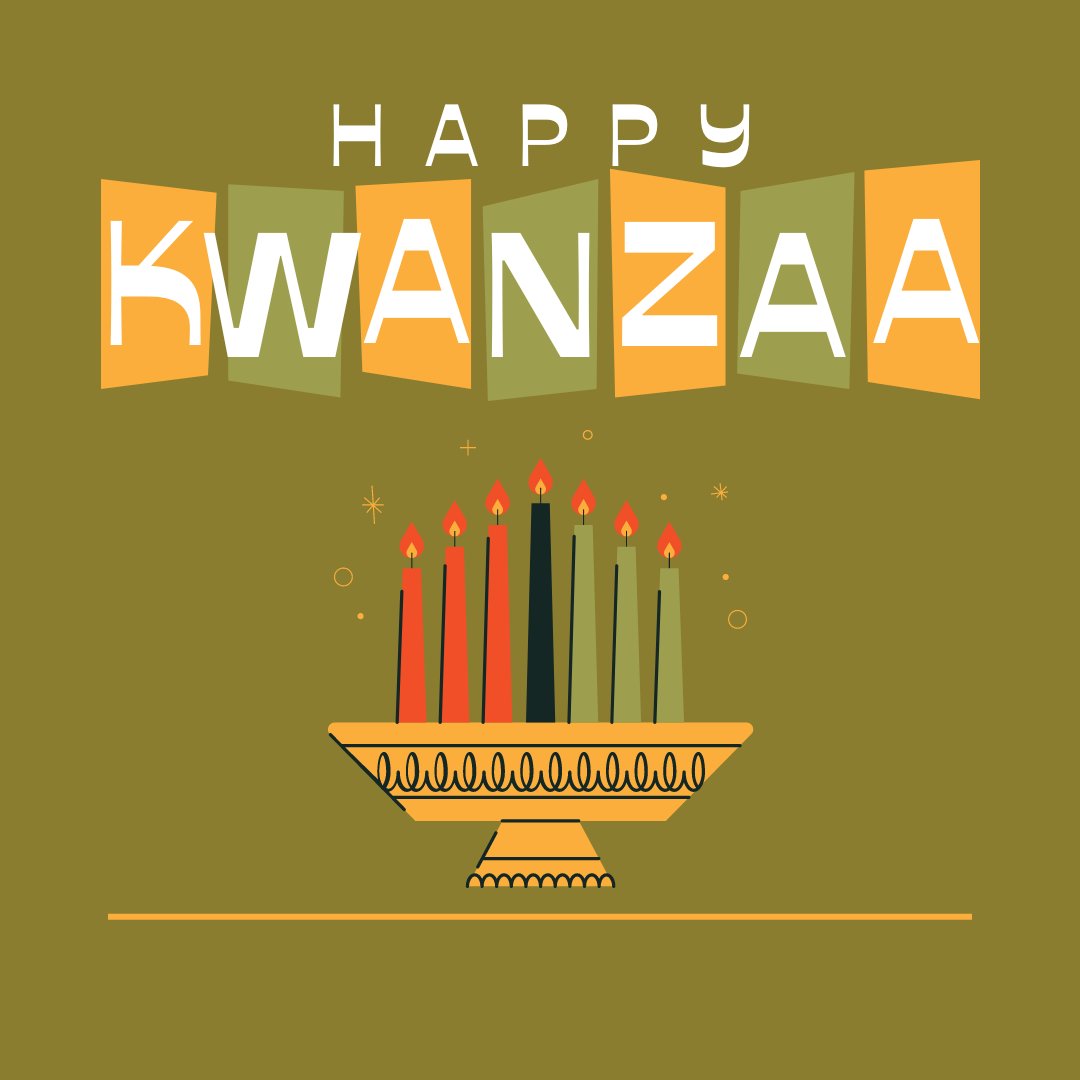 AcknowledgeAll's tweet photo. Today is the first day of Kwanzaa, a week full of daily celebrations with food, decorations and honoring 7 basic values of African culture: unity, self-determination, collective work and responsibility, cooperative economics, purpose, creativity and faith. https://t.co/dgOUrMSAGv