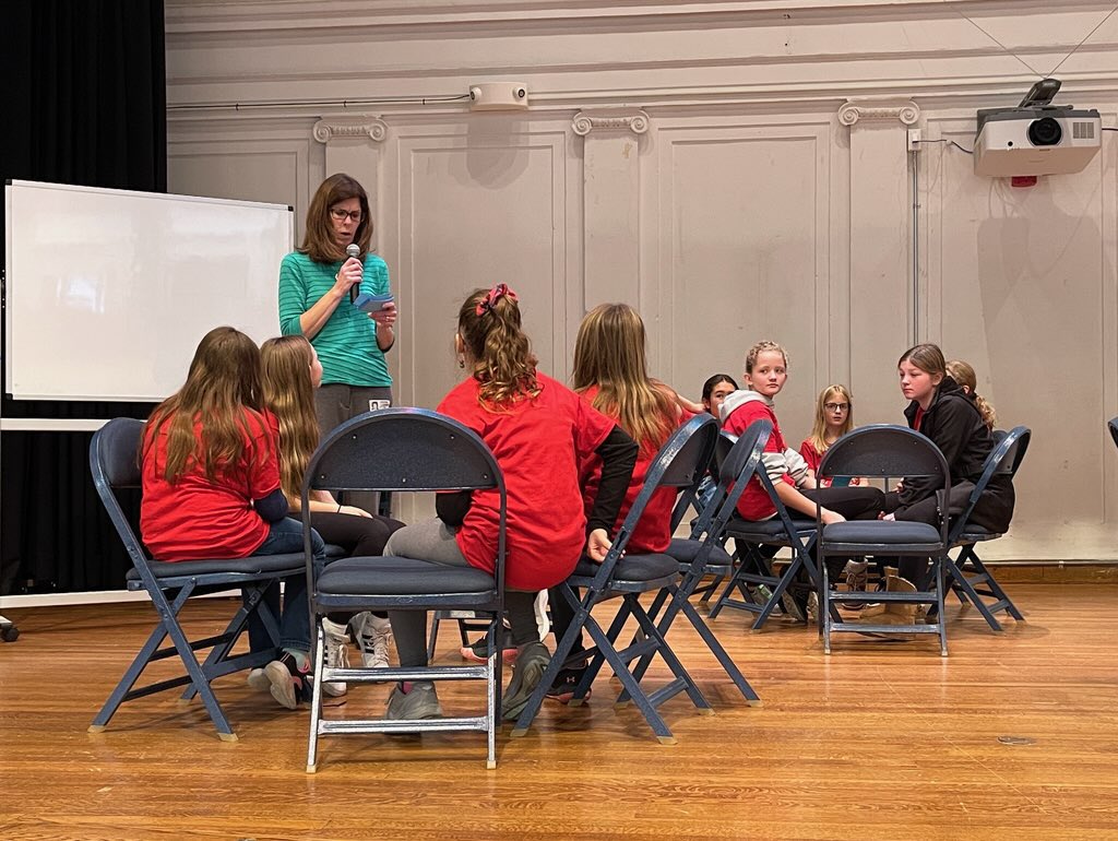 LeRoyWSS's tweet photo. Mrs. Overacker and her Pageturners were in competition yesterday! The team tied for 1st place with Batavia!! We look forward to our Spring matchup! Keep reading Knights 📖📚 https://t.co/x5BiaoSHrx