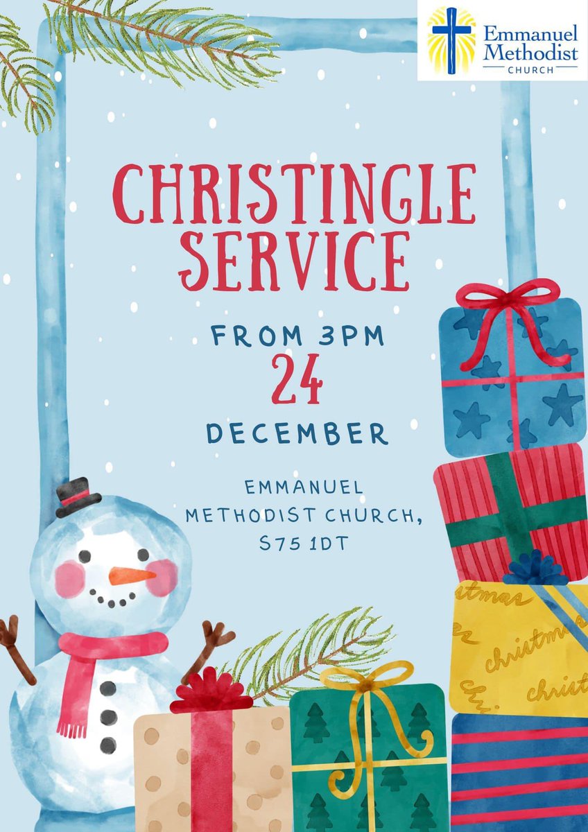 EMCBarnsley's tweet photo. Join us on Christmas Eve at our christingle service.  3pm onwards to make your christingle and activities! https://t.co/tJZtup6Rqn