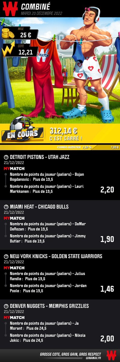 FjPronos's tweet photo. Fun #NBA #TeamParieur 

Je vous envoie un fun ou j'ai une bonne confiance dessus.

 #Pronostico  Cote a 12,21.
❤➕♻️ si tu vas suivre. https://t.co/95MEo2A7Zs