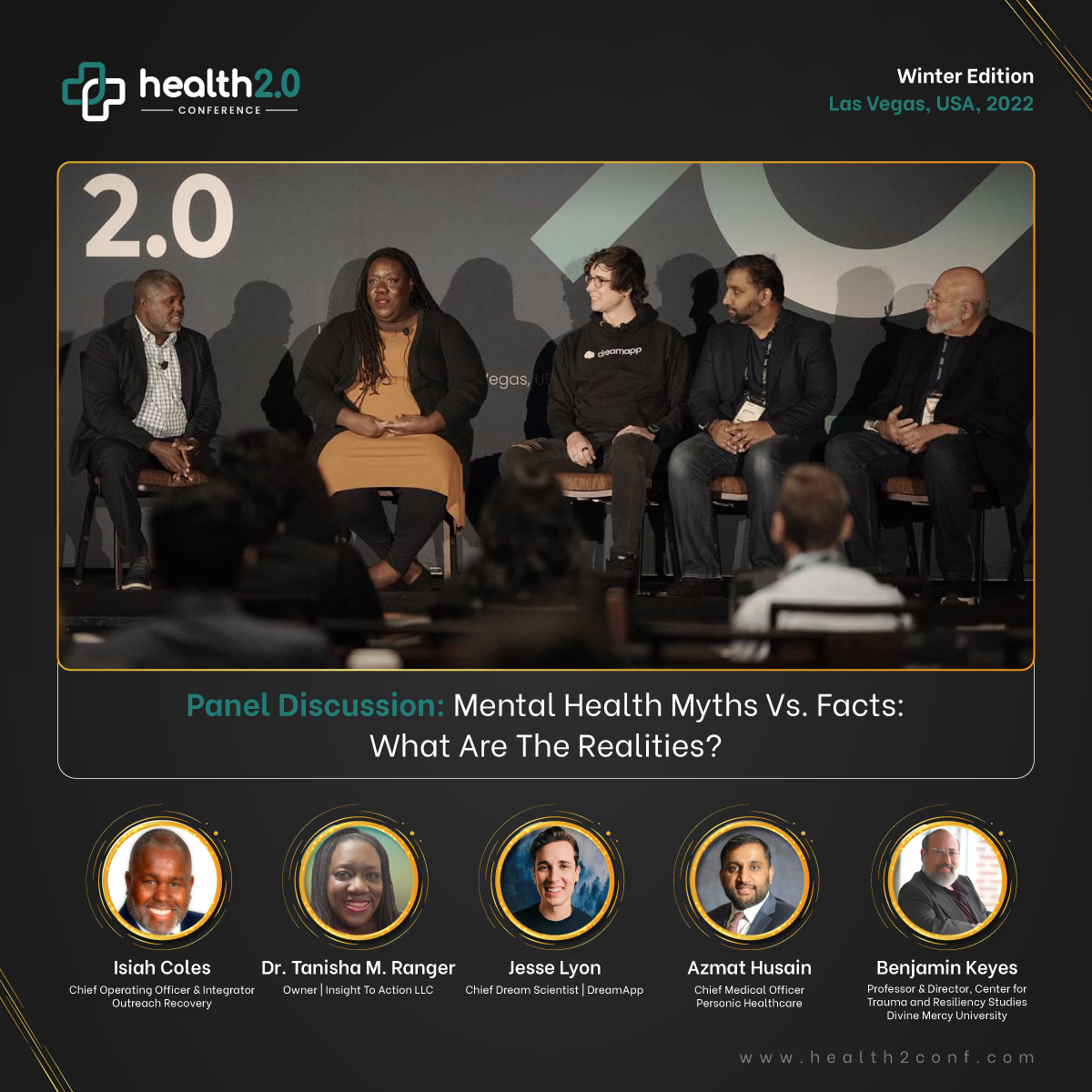 Mental health can be an uncomfortable and stigmatized topic, often leading to the spread of misinformed myths and ideas. To address this, we're holding a panel discussion to sort fact from fiction. bit.ly/3HV7y3E
#health2conf