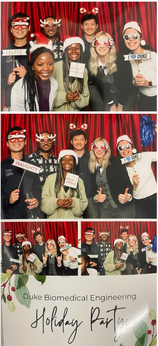 A fantastic holiday party by #DukeBME @DukeEngineering! We managed to get some of our group members together, away from their dining seats:-). @ProfSamiraMusah @rohanbme @themini_kay and others not found on twitter.

Happy holidays from all of us @MusahLab!