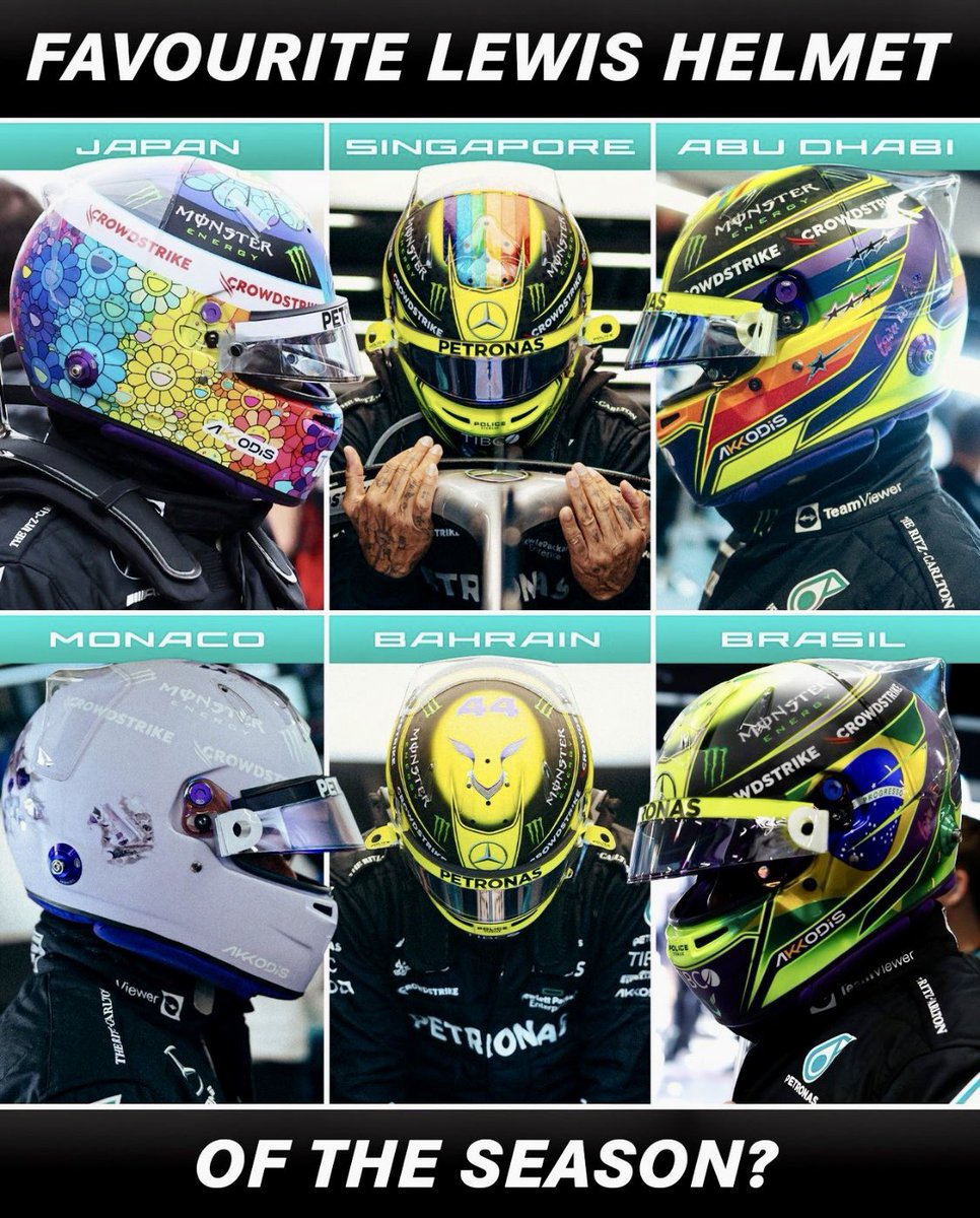 F1Helmetscom's tweet photo. @F1 @F1Helmetscom #F1 #MercedesBenz #Helmet https://t.co/gW5NRs3gcc