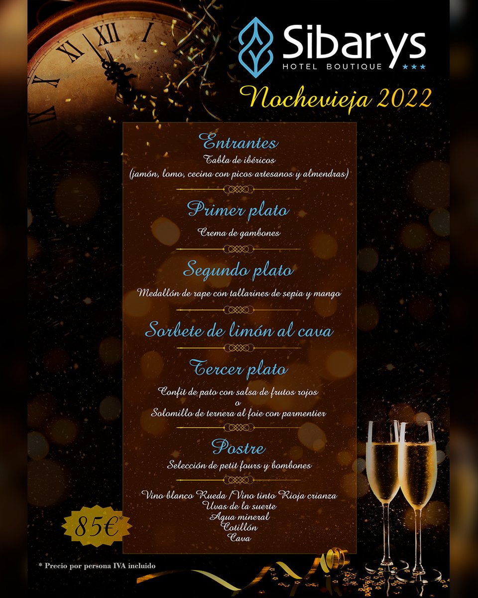 hotelsibarys's tweet photo. ¿Quieres despedir el año con  una cena de lujo? Ven a Hotel Boutique Sibarys Nerja. ¡Últimas plazas disponibles!

Do you want to say goodbye to the year with a luxury dinner? Come to Hotel Boutique Sibarys Nerja. Last places available!

#dinner #cena #NewYearsEve #hotel #nerja https://t.co/V150gvshRm