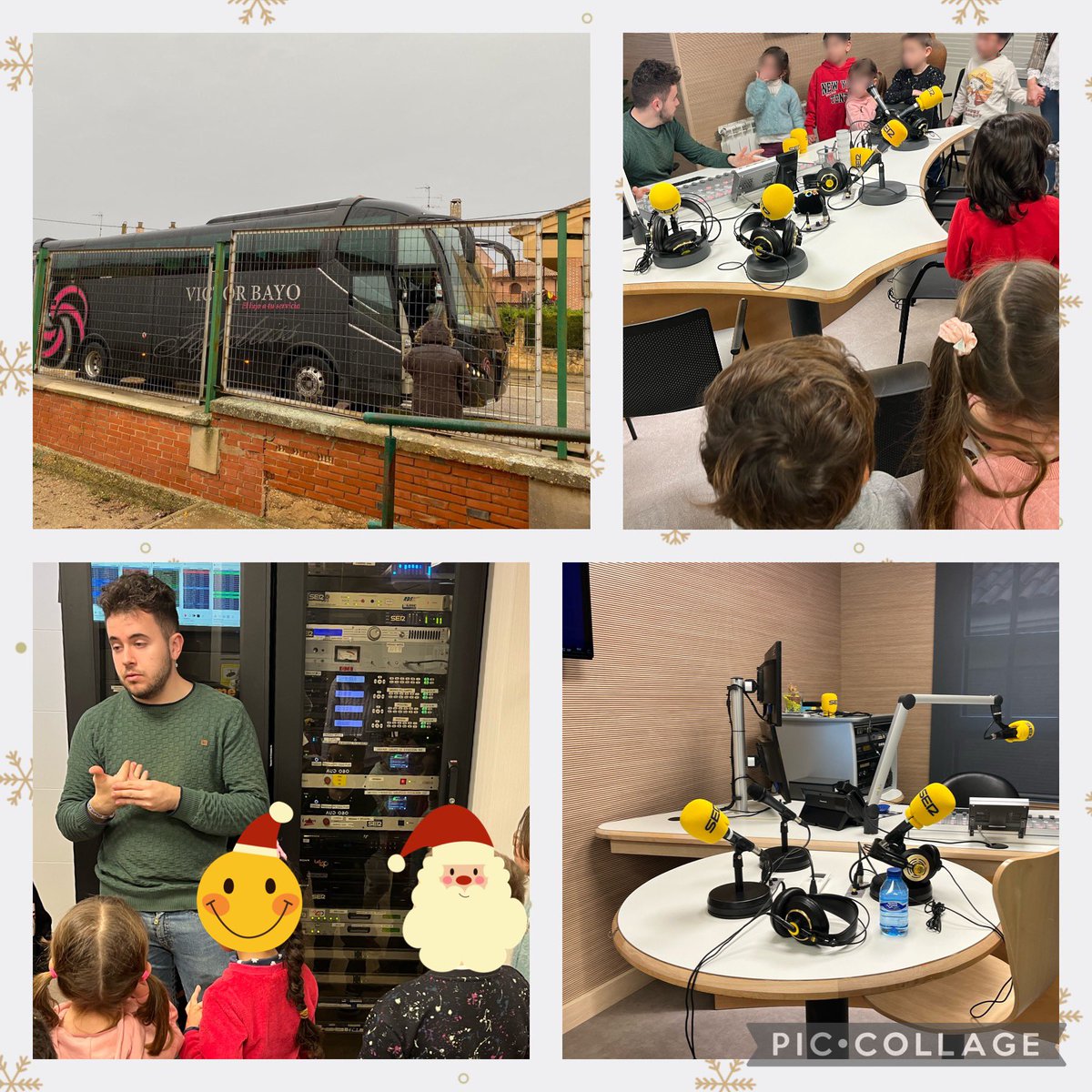 CEIP_Maximino's tweet photo. Hoy hemos pasado la mañana en Aranda 🚌☔️

Hemos visitado @Radio_Aranda y el museo de juegos tradicionales. 

Gracias a @xuperjorge y a Goyo de “La Tanguilla” por hacer de guías. Hemos aprendido mucho con vosotros 😍

Y para terminar la excursión… ¡un chocolatito caliente! ☕️😋 https://t.co/PiovFicxEi