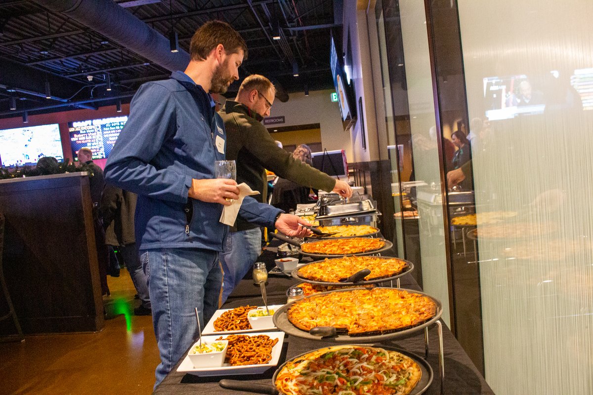 1Call2Build's tweet image. On Friday evening, CCC hosted its annual holiday party for employees from our Wisconsin office locations. It was a jolly night filled with mingling, games, food, drinks, and team bonding!