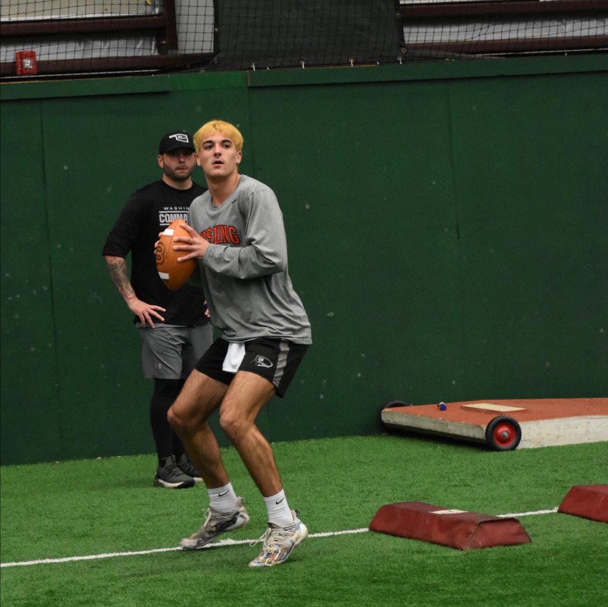 QBimpact's tweet photo. COLLEGE QB’s & COMMITS
QB IMPACT TRAINING
@NMStateFootball QB commit @BlazeBerlowitz
@MSUBobcats_FB QB commit @ChanceWilson15
Southwest Baptist QB @carson_riney
@HendrixFootball QB @karsen_414
#Consistency #Discipline #ThrowingOnTime #MentalCalmness @CoachGeorge5 https://t.co/zTCGtXqS54