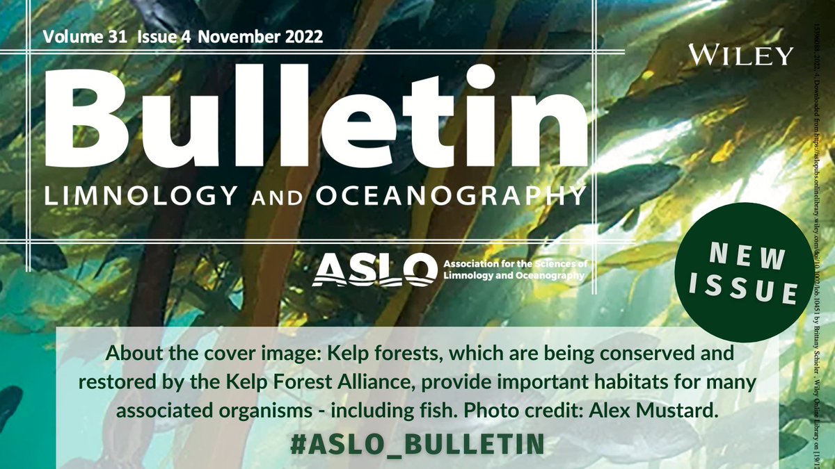 aslo_org's tweet photo. The new issue of #ASLO_Bulletin is live! Check out great content including messages from #ASLO leadership, a viewpoint on marine #plasticpollution from 2022 Redfield Award winner Ed Carpenter, interviews, and a recap of a grand caddisfly hatch at #JASM22! https://t.co/k0C8usRNmp https://t.co/V5gyUpBTBp