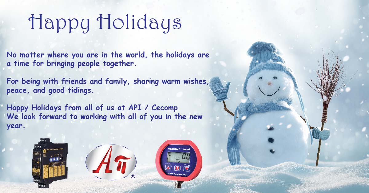 Happy Holidays from all of us at API / Cecomp ⛄
#API #Cecomp
