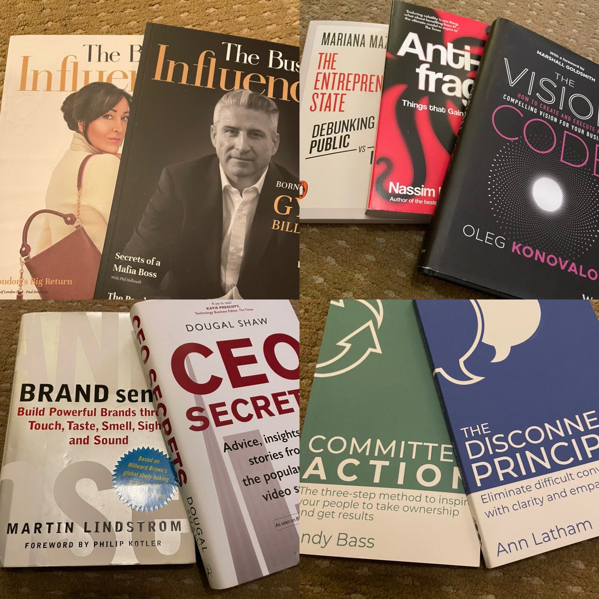 My reading list for the Xmas break and new year … what’s yours ? <a href="/tbipublication/">The Business Influencer Publication</a>