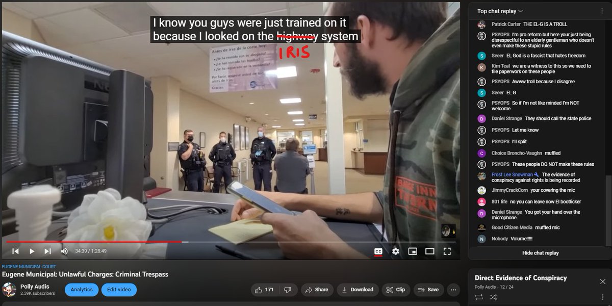 qi7p1rc's tweet image. Proof that you can look up their training on IRIS.

The highlighted legal update is Rathje's confirmation of receipt of HB2929 regarding officer misconduct.