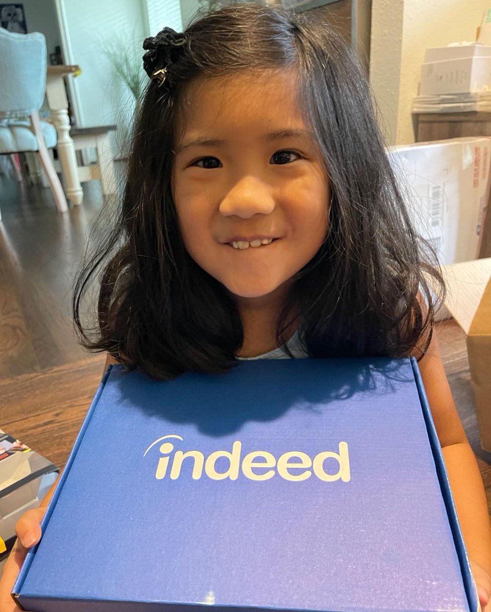 We love our brand ambassadors, especially the ambassadors of the future! Hope you don't mind us borrowing this adorable photo, Jonica, we couldn't resist ourselves! 

We can already see someone's future of helping people get jobs and they look ready! #insideindeed 💙