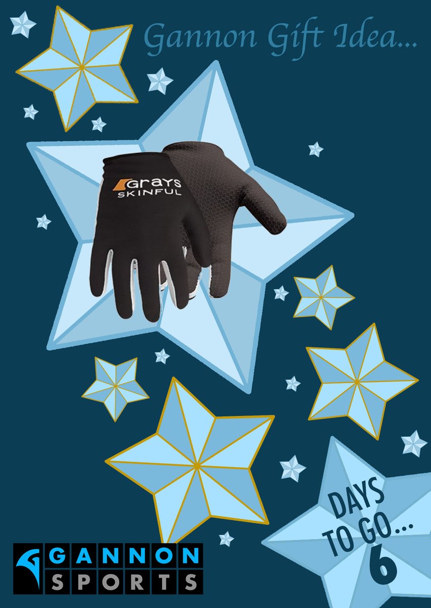Xmas Countdown - One of our top selling hockey gifts, Skinful gloves offer optimal grip &amp; provide some much needed warmth during those cold training sessions or matches!

gannonsports.co.uk/search/skinful/

#GannonSports