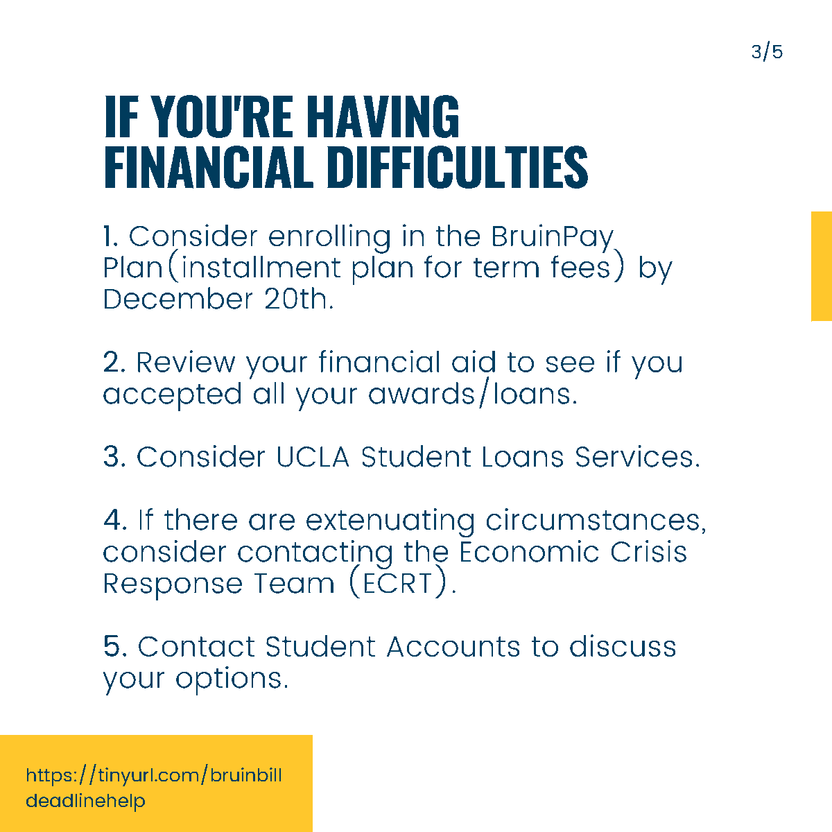 UCLAStudentAcct's tweet photo. If you have concerns about meeting the 12/20 deadline, please read this! (https://t.co/AwMNhowfJo) https://t.co/JJqExxzWbW