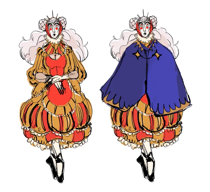 her delusion self + her fellows 
