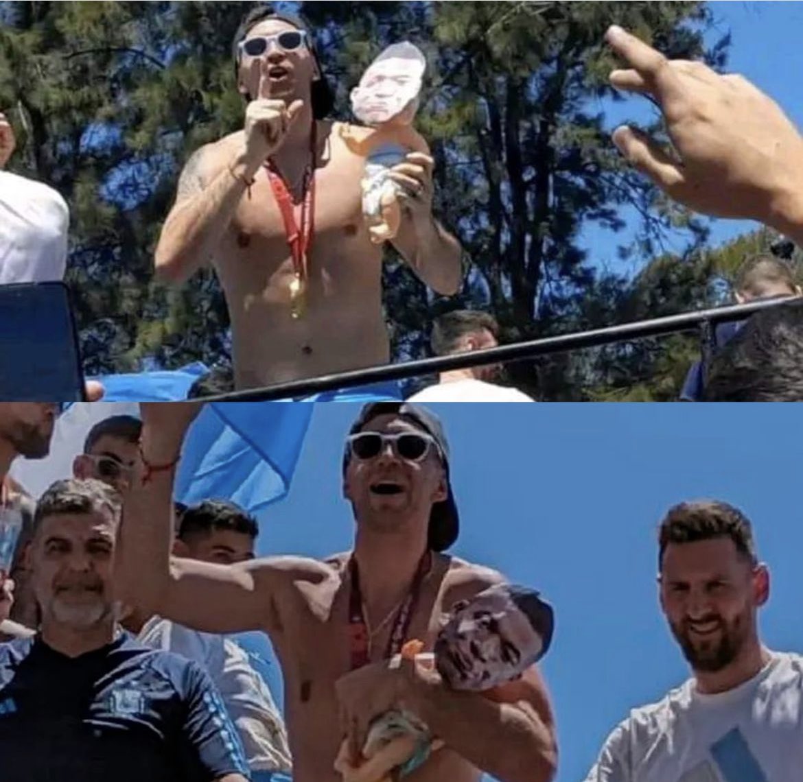 ale_orvananos's tweet photo. Quiero entender el contexto y condiciones de vida en las que creció el 'Dibu' Martínez, para entender ciertas actitudes que tiene en la cancha. Luego veo esto, y realmente creo que tiene un problema. https://t.co/kbt71hl5BW