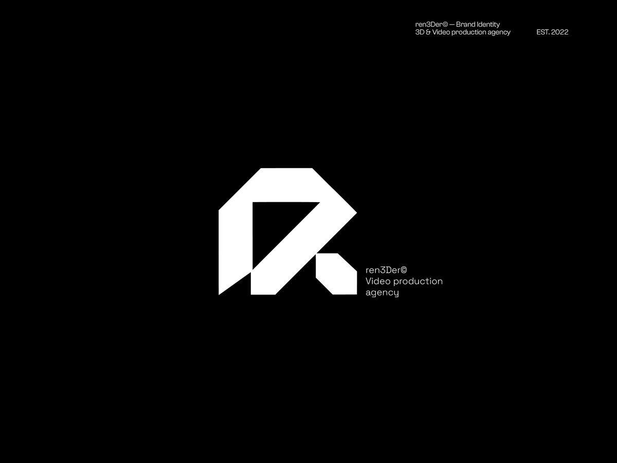 rushiAGI's tweet photo. ren3Der© — Logo design https://t.co/UfI4YjXzIl