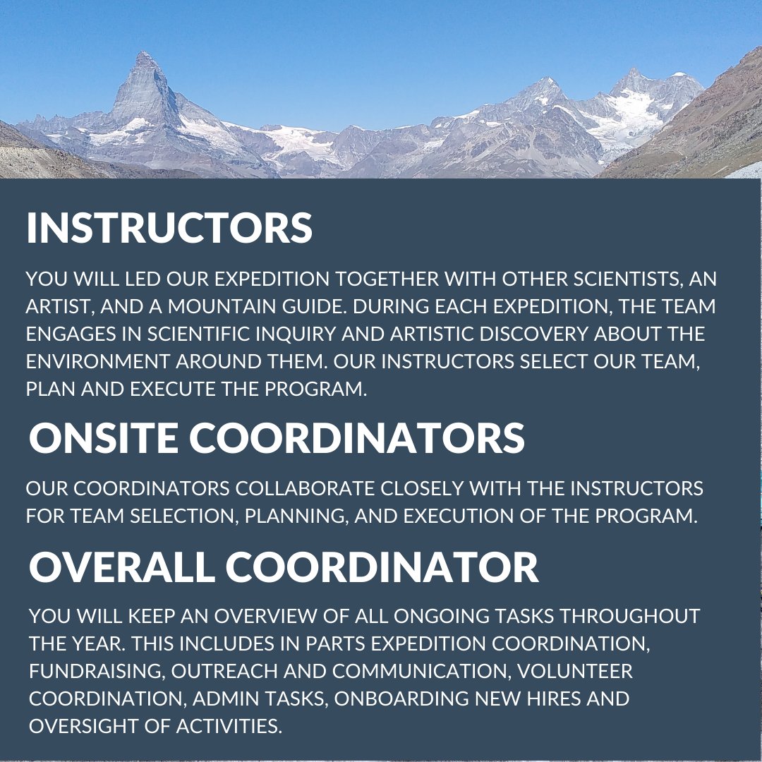 ige_eu's tweet photo. We are looking for outdoor enthusiastic people to help instruct and coordinate our 2023 Swiss expeditions (german and french). Apply now! First round of interviews starts February 6, 2023.

More information: 
https://t.co/nRydjYpKnD

#inspiringgirls https://t.co/gyD5hheZBR