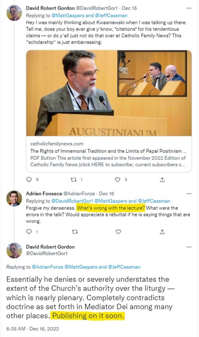Matt Gaspers On Twitter On Dec 15 DavidRobertGor1 Posted A Disparaging Comment About Dr 