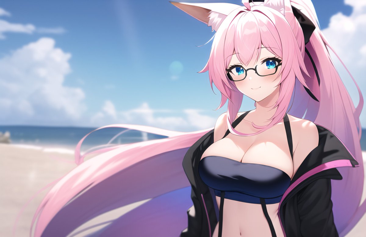 Kota_VRC's tweet photo. I hope your day is full of sunshine~ 💜
#vrchataiart #aiart #anime #WaifuDiffusion https://t.co/cAhNbjevhh