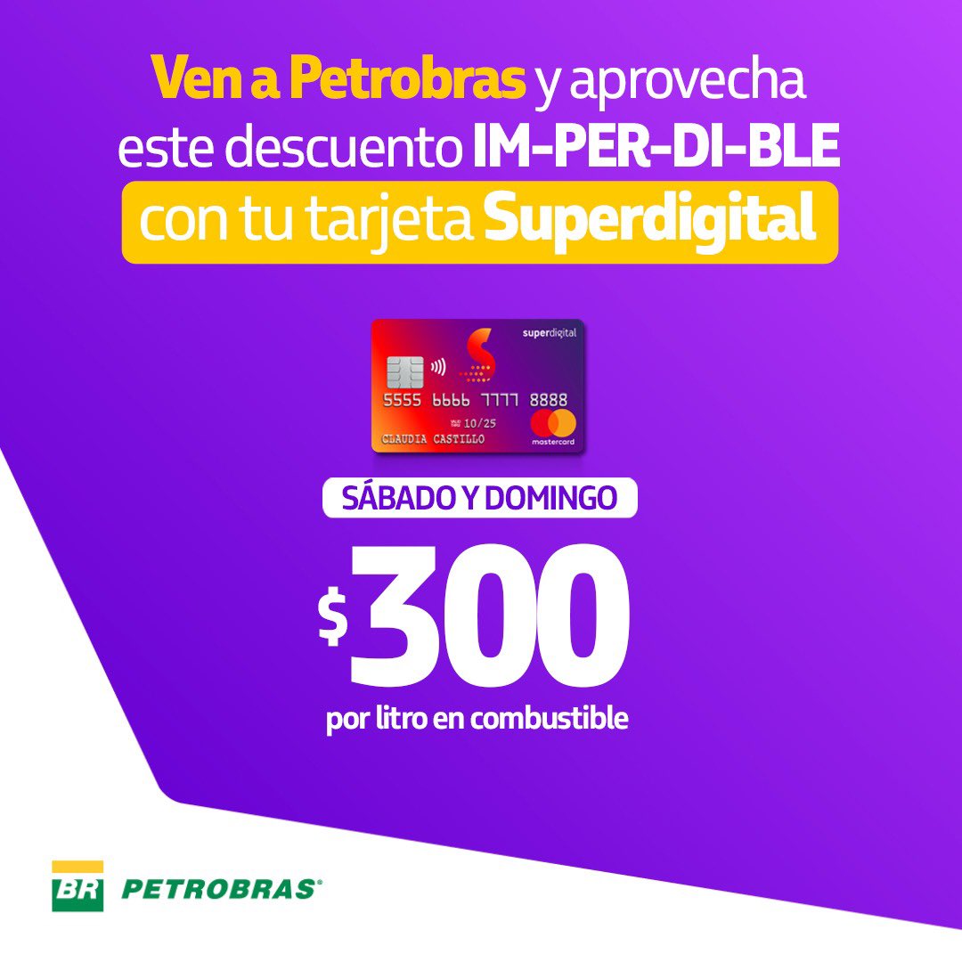 Les tengo una ayudita para este mes con tantos gastos. 🚗⛽️

Descuentos de bencina en <a href="/PetrobrasChile_/">Petrobras Chile</a>  para los viajes de fin de año y las compras de última hora. 

Dele RT para que más personas se enteren 👇👇👇