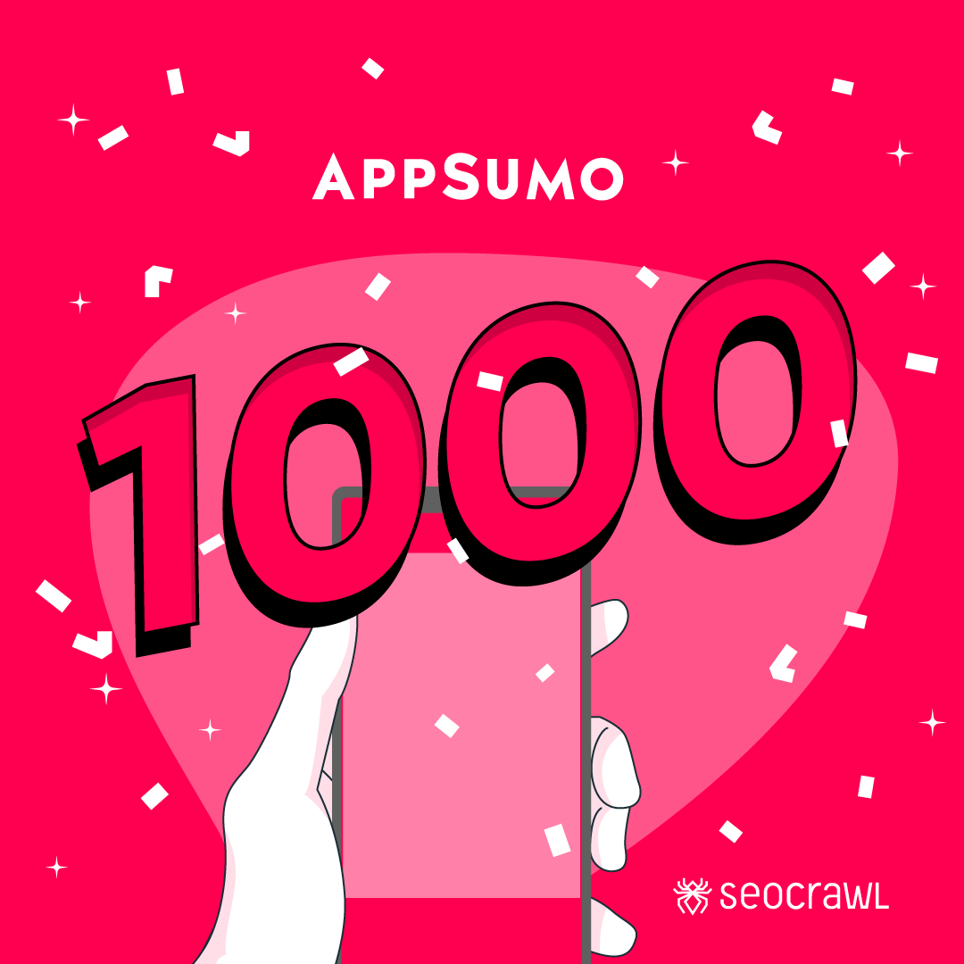 seo_crawl's tweet photo. ¡Aún no nos lo podemos creer! 😍 SEOcrawl es la herramienta MÁS vendida de AppSumo y en menos de 2 semanas, +1.000 profesionales y empresas ya han confiado en nosotros. 

¡Gracias de corazón de parte de todo el equipo! ♥️

Descúbrelo 🔎 https://t.co/bJC1fFN4zX https://t.co/Hs2TuLNl2c