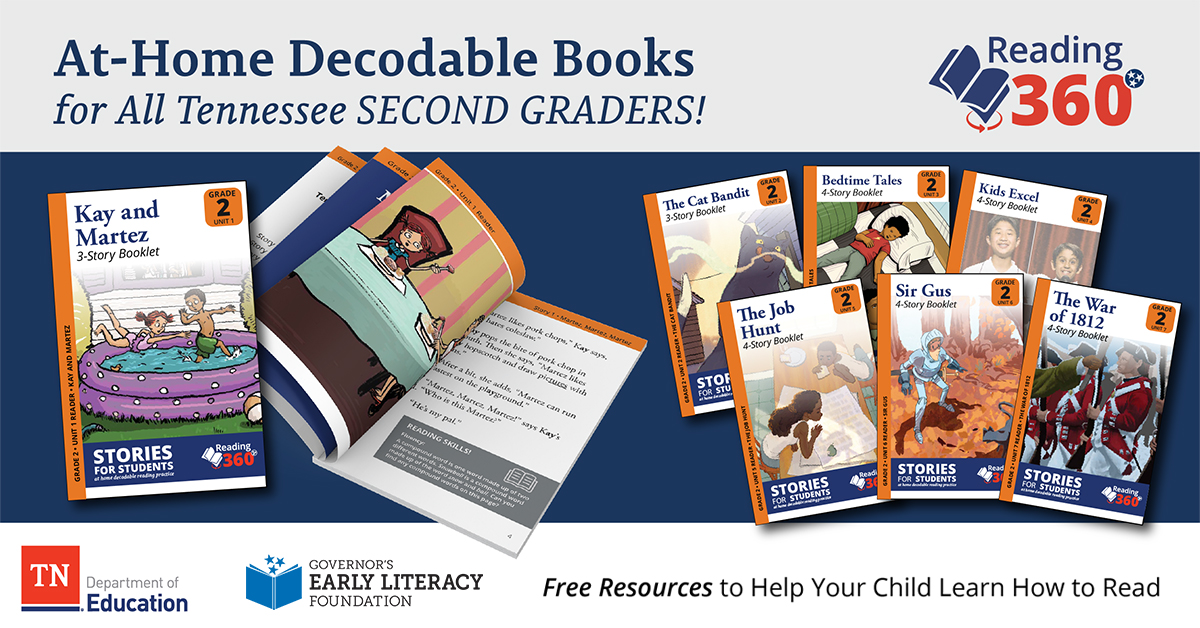 Did you know Tennessee students in grades K-2 can get at-home Decodables to help kids learn to read at NO COST? Check out our Decodables for 2nd Graders and order now: readingresources.mybrightsites.com