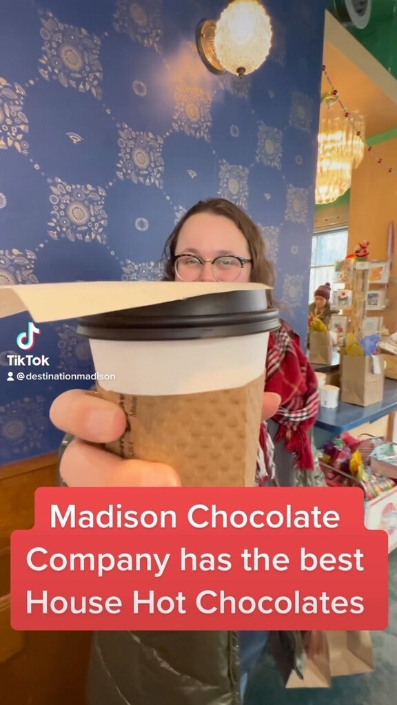 Chocolate for eating and for drinking, what more could we ask for? ❄️❤️🍫 

@madisonchocolate 

#madison #madisonwi #madisonwisconsin #wisconsin #chocolate #travel #food #foodie #foodtok #hotchocolate #destinationmadison instagr.am/reel/CmZsJwGAh…