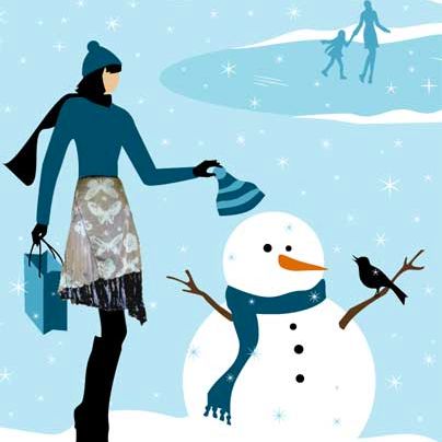 jennythreads's tweet photo. Holiday Wishes, Year-End Specials &amp; Exhibition Preview ❄️👗❄️ - https://t.co/0sk0f2zY49 illustration by Traci Daberko featuring Jennythreads silk skirt https://t.co/ZWdbruNqh2