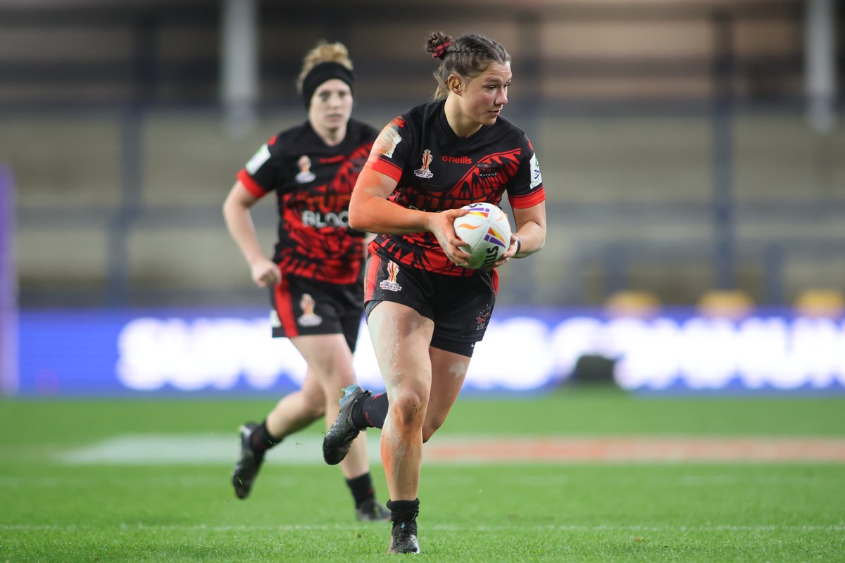 Some action shots by @touchlinepics from our match against Brazil #RLWC2021