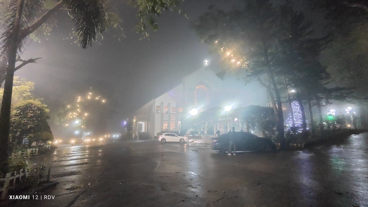 #SimbangGabi2022 Day 6 at Our Lady of Lourdes Church in foggy #Tagaytay City