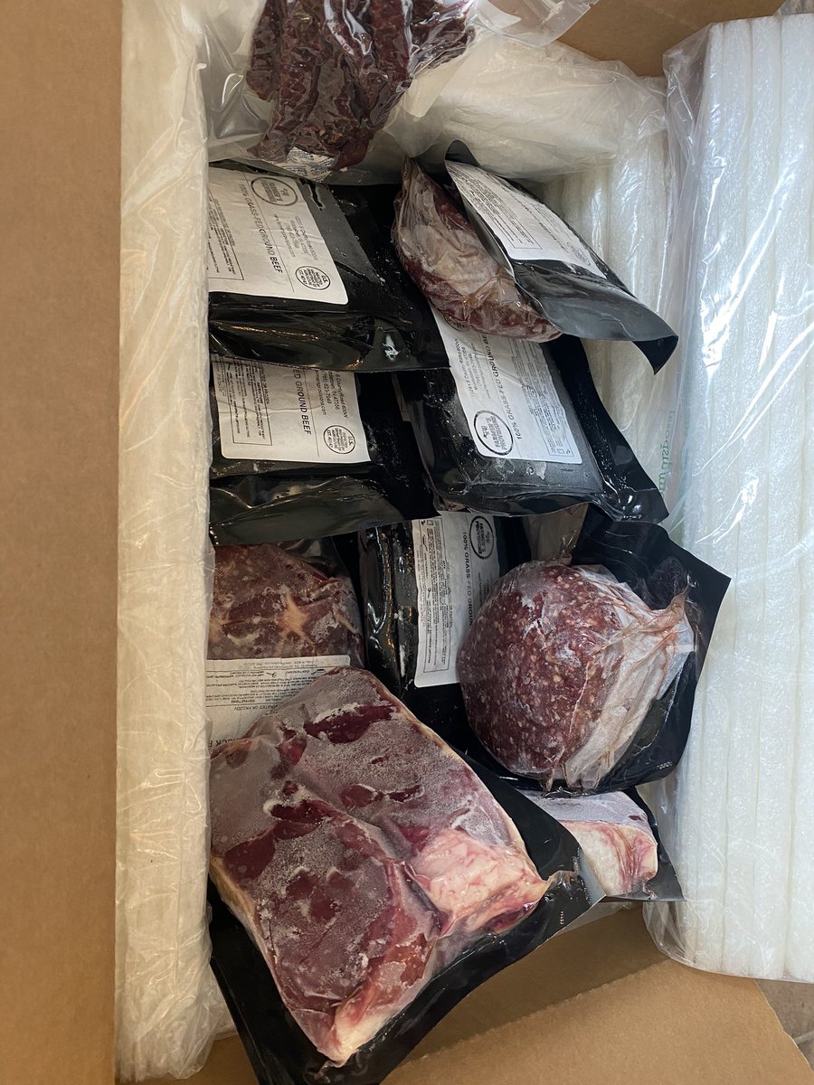 BeefProvisions's tweet image. We packed and shipped our first boxes today. Both old friends and new friends will be giving and getting 100% local grass-fed beef for Christmas. Thank you to all that ordered.  farmersprovisions.com