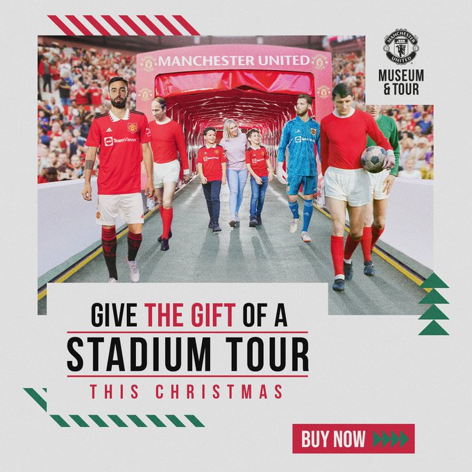MUTV_GO's tweet photo. 👀 It's not too late to secure the perfect Christmas gift...

Explore behind the scenes at Old Trafford for an unforgettable experience! 🏟

more::📺📱👉 @MUTV_GO  |  #MUTV_GO

#MUFC  |  #ManUtd https://t.co/AuPqtanN06