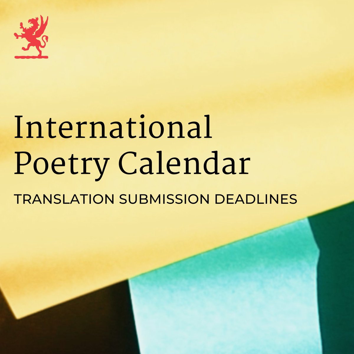 Are you looking to submit your works in translation? 🧵

We’ve added upcoming translation submission deadlines to our #InternationalPoetryCalendar!

#submissionsopen #poetrycommunity #translation #poetrytwitter #WritingCommunity 

griffinpoetryprize.com/poetrycalendar/