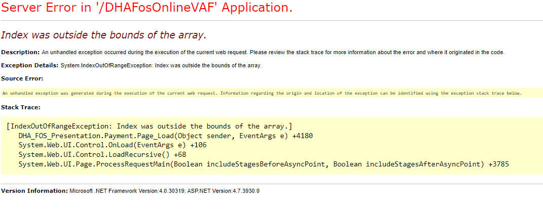 Tapiwasam's tweet photo. @vfsglobalcare I made payment for my appointment and I keep getting this error when I try to proceed with my application https://t.co/H7tZwH1Wml