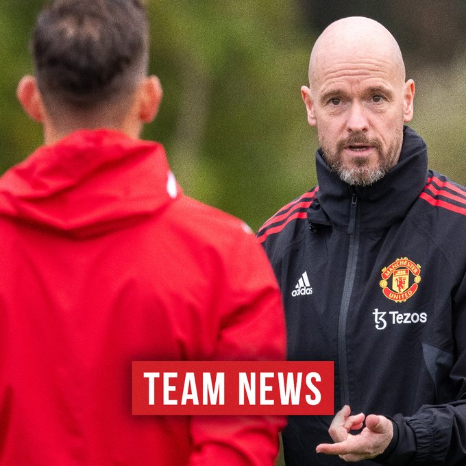 MUTV_GO's tweet photo. 👀 A host of Reds have returned to Carrington ahead of Wednesday's #CarabaoCup encounter...

more::📺📱👉 @MUTV_GO  |  #MUTV_GO

#MUFC  |  #ManUtd https://t.co/7OqmauxHgA