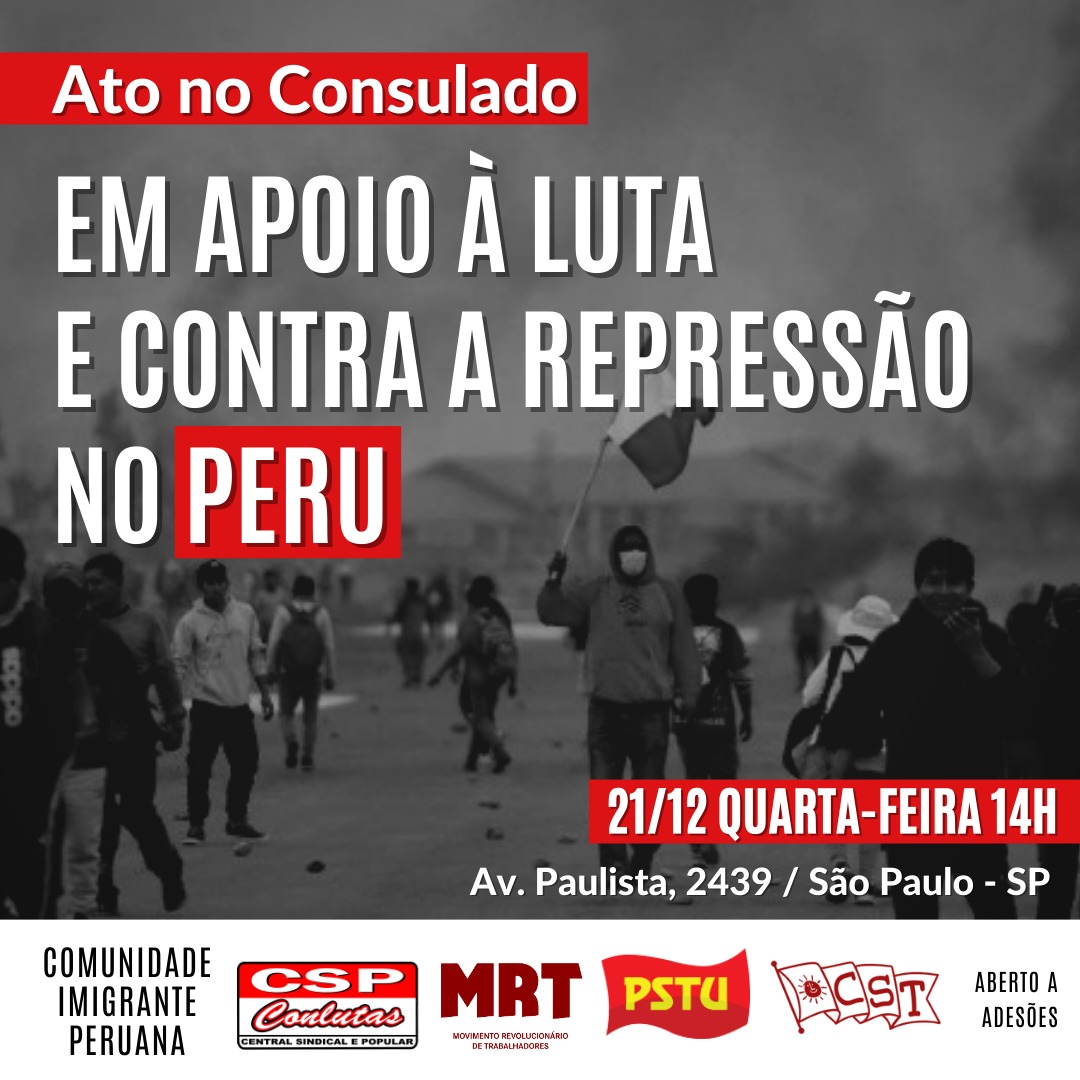 AltinoPrazeres's tweet photo. A Solidariedade internacional é fundamental para explicar ao mundo que o povo peruano, mesmo revoltado com o estelionato eleitoral de Castillo, não vai aceitar a usurpação do parlamento e da patronal.
#ForaBoluarte #peru #GOLPE #Resistencia https://t.co/gtbOFW56ot