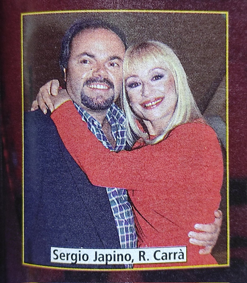 Raffaella Carrà insieme al suo caro Sergio Iapino durante 'Carramba' ❤️
#raffaellacarrà #cantante #attrice #ballerina #conduttricetv #autricetelevisiva #sergioiapino #regista #autoretelevisivo #coreografo #ballerino #talento #carramba #programmatv #rai