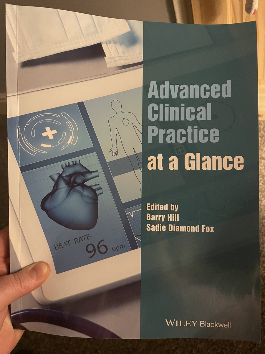 Excellent resource for Advanced Practice. #advancedclinicalpractice #alwayslearning @HonoraryGeordi_ @EsDeeEf arrived just at the right time in my training just what I needed!!